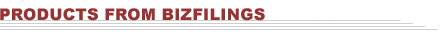Products From BizFilings
